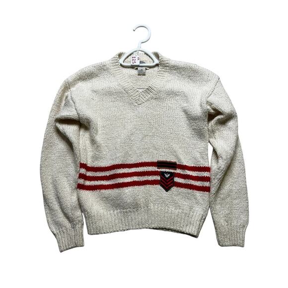 Vintage Jennifer Moore Adventure knit sweater women Sz small Petites casual boho - Picture 8 of 9